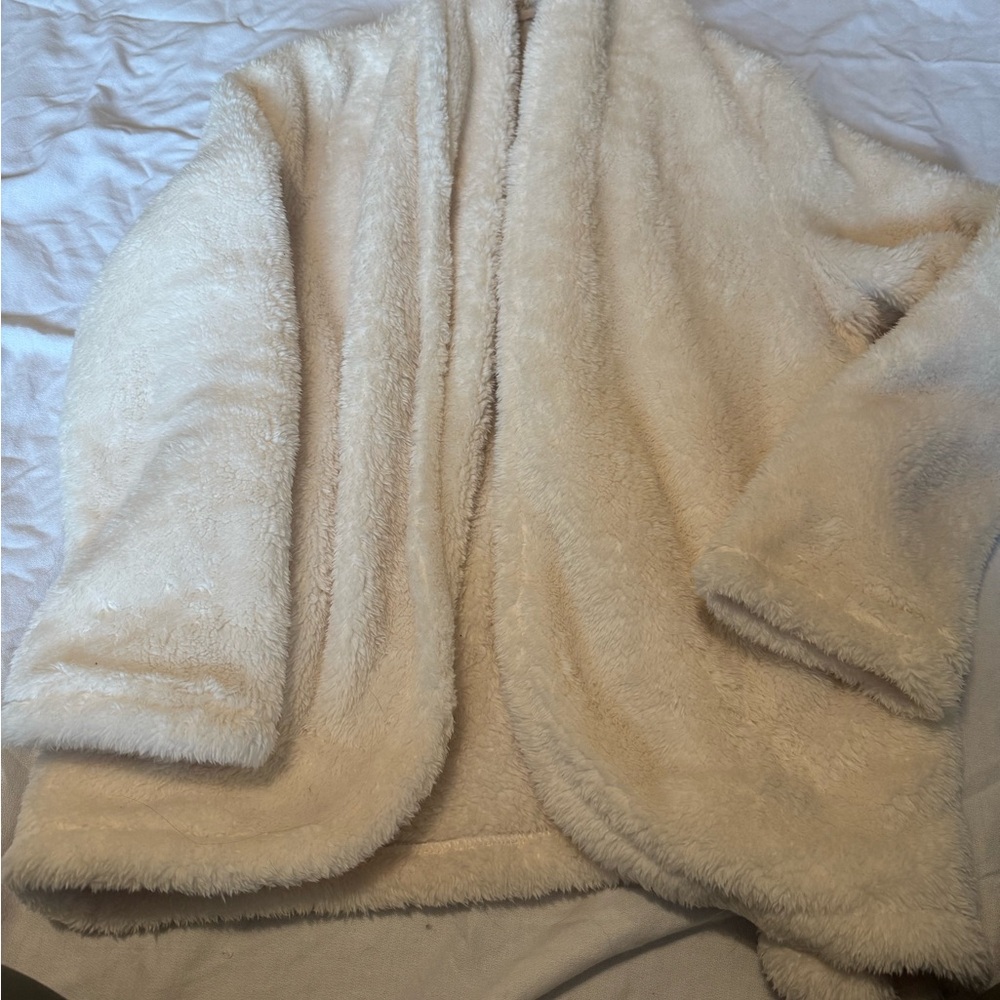 LOFT Cream Teddy sweater